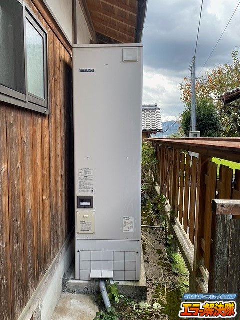 （施工前）三菱電気温水器（追いだき）から三菱エコキュートへの入れ替え施工事例